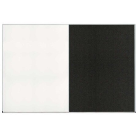 United Visual Products Enclosed Corkboard, 1 Door, 72"x48", 4" Fra UV3405-BRONZE-CORK